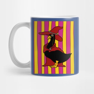 Halloween Goose Witch Conjuring Up Duck Mug